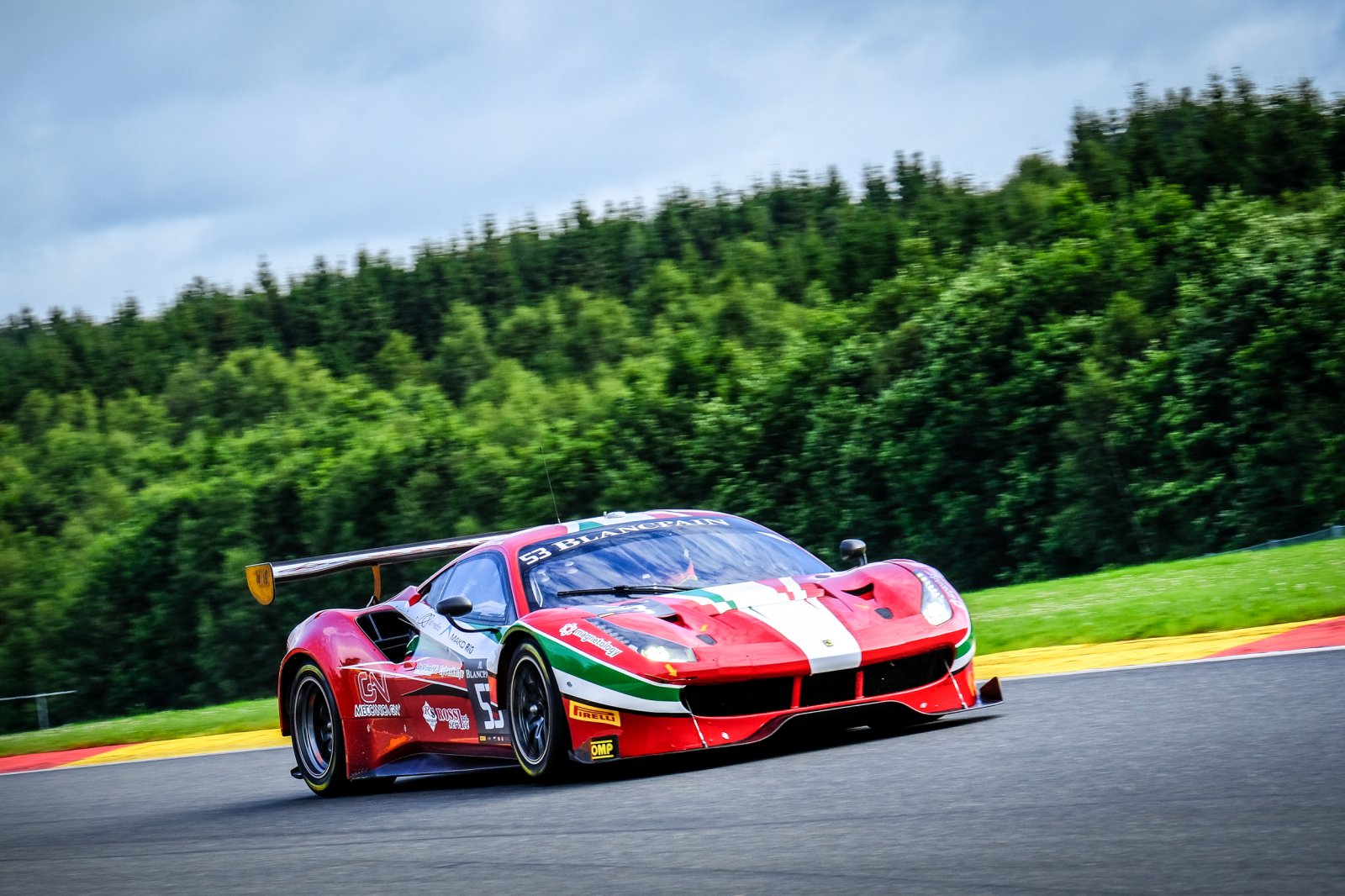 Iron Cup charger Perazzini fastest overall in truncated FP1 at Spa-Francorchamps