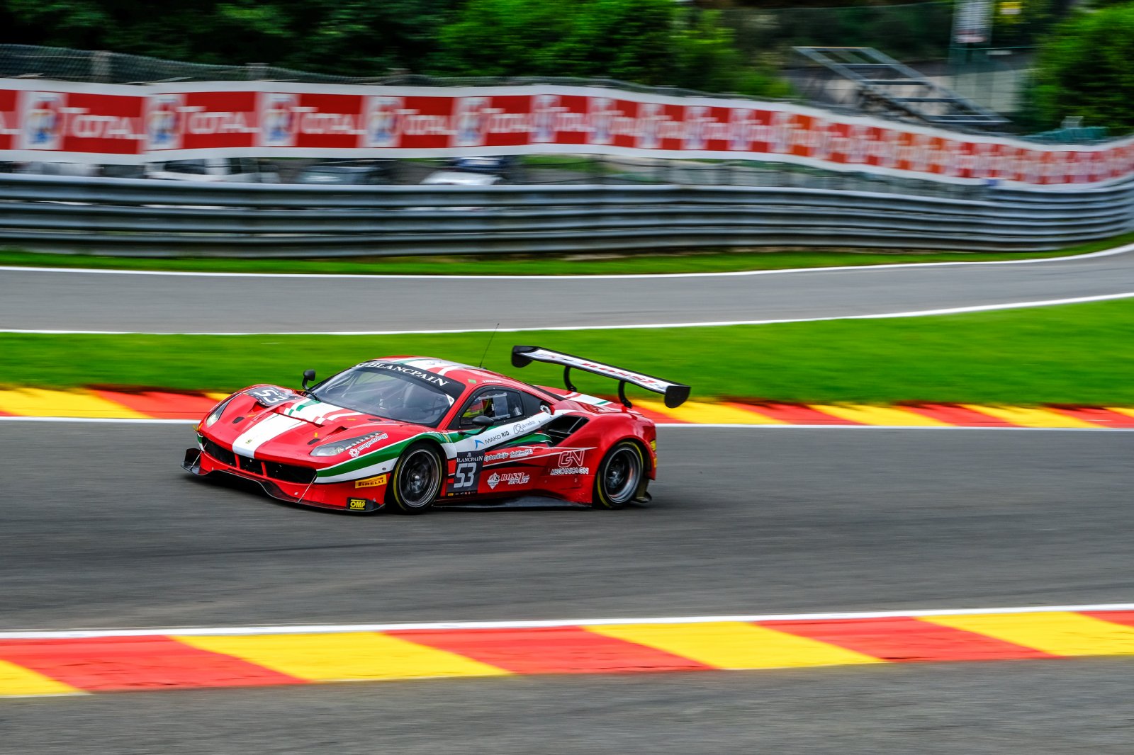 Iron Cup ace Perazzini claims historic Blancpain GT Sports Club pole position at Spa