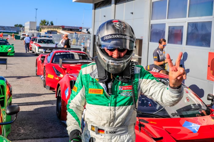 Hook leads from start to finish to take first Blancpain GT Sports Club victory in Misano opener