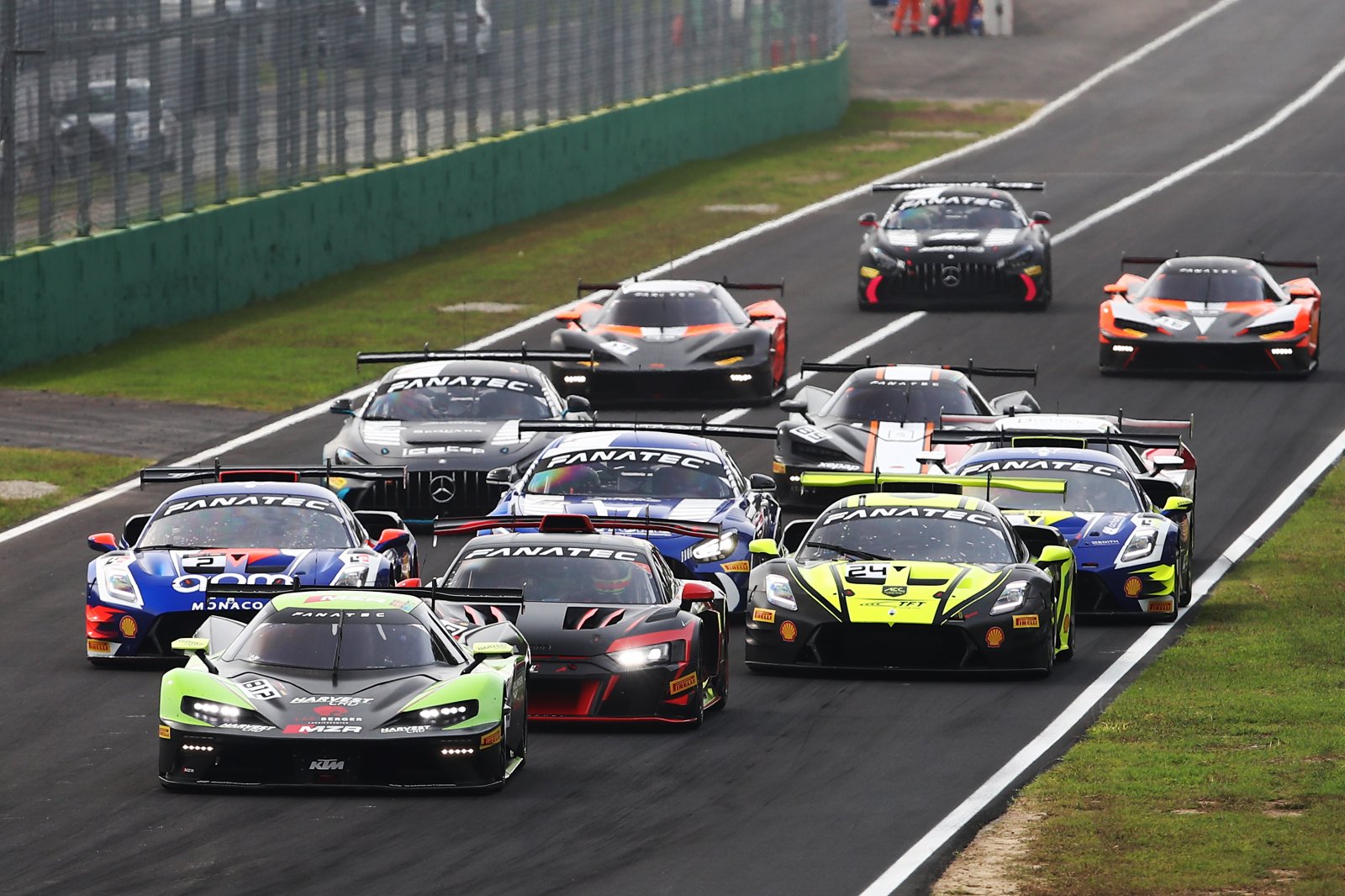 Team MZR and Akkodis ASP score vital Fanatec GT2 Europe race two victories in Monza