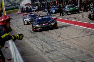 #63 Target Racing ITA Lamborghini Huracan Supertrofeo Mauro Casadei ITA Cedric Leimer CHE Am, Official Paid Test Session, Pitlane
 | SRO / Dirk Bogaerts Photography