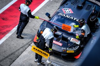 #63 Target Racing ITA Lamborghini Huracan Supertrofeo Mauro Casadei ITA Cedric Leimer CHE Am, Free Practice 2, Pitlane
 | SRO / Dirk Bogaerts Photography
