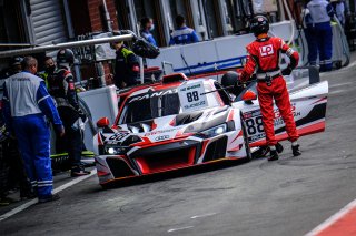 #88 LP Racing ITA Audi R8 LMS GT2 Stephane Ratel FRA Luca Pirri ITA Pro-Am, Pitlane, Race 1
 | SRO / Dirk Bogaerts Photography