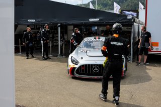 #55 SPS Automotive Performance DEU Mercedes AMG GT2 Stephane Ratel FRA Bernd Schneider DEU Pro-Am, Free Practice 2|SRO / Gruppe C
 | Gruppe C GmbH