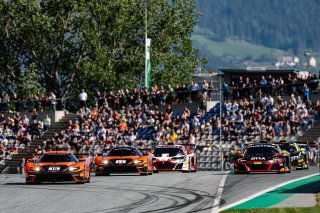 Start of the race, #16 True Racing AUT KTM X-Bow GT2 Filip Sladecka SVK Stefan Rosina SVK Pro-Am, #17 True Racing AUT KTM X-Bow GT2 Klaus Angerhofer AUT Hubert Trunkenpolz AUT Am, Race 1|SRO / Gruppe C
 | Gruppe C GmbH