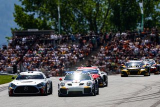 #55 SPS Automotive Performance DEU Mercedes AMG GT2 Stephane Ratel FRA Bernd Schneider DEU Pro-Am, #911 LP Racing ITA Porsche GT2 RS CS Leonardo Gorini ITA Am, Race 2|SRO / Gruppe C
 | Gruppe C GmbH