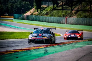 #7 Ebimotors Porsche GT2 RS CS Gianluca Giorgi Alessandro Baccani Am, GT2, Race 1
 | SRO / TWENTY-ONE CREATION - Jules Benichou