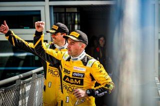 #1 - PK Carsport - Peter Guelinckx - Stienes Longin - Audi R8 LMS GT2 - Pro-Am, GT2 European Series, Podium, Race 2
 | &copy;&nbsp;SRO - TWENTY-ONE CREATION | Jules Benichou