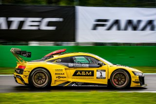 #1 - PK Carsport - Peter Guelinckx - Stienes Longin - Audi R8 LMS GT2 - Pro-Am, Free Practice 1, GT2 European Series
 | &copy;&nbsp;SRO - TWENTY-ONE CREATION | Jules Benichou