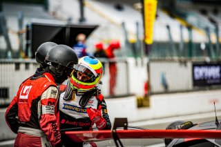 #18 - LP Racing - Michael Doppelmayr - Pierre Kaffer - Audi R8 LMS GT2 - Pro-Am, Free Practice 2, GT2 European Series, Pitlane
 | &copy;&nbsp;SRO - TWENTY-ONE CREATION | Jules Benichou