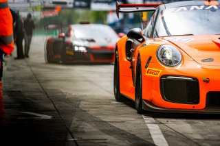 #10 - Manthey Racing - Christoph Breuer - Porsche GT2 RS CS - Am, Free Practice 2, GT2 European Series, Pitlane
 | &copy;&nbsp;SRO - TWENTY-ONE CREATION | Jules Benichou
