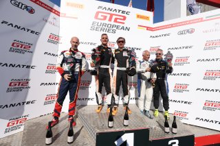 Poodum, #911 Ebimotors ITA Porsche GT2 RS CS Leonardo Gorini ITA Am, #16 True Racing AUT KTM X-Bow GT2 Klaus Angerhofer AUT Sehdi Sarmini AUT Am  and gt2-87, #87 Akkodis ASP FRA Mercedes-AMG GT2 Jean Luc Beaubelique FRA Christophe Bourret FRA Am, Race 1
 | &copy; SRO / JEP