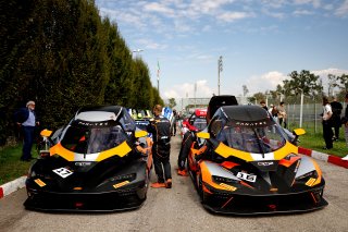 #17 - True Racing - Laura KRAIHAMER - Hubert TRUNKENPOLZ - KTM X-BOW GT2 and #16 - True Racing - Klaus ANGERHOFER - Sehdi SARMINI - KTM X-BOW GT2 
 | SRO/JEP