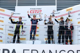 #24 - TFT Racing - Alexandre LEROY - Maserati GT2, #2 - LP Racing - Philippe PRETTE - Maserati GT2, #87 - Akkodis ASP - Gilles VANNELET - Jean-Luc BEAUBELIQUE - Mercedes-AMG GT2
 | SRO/JEP