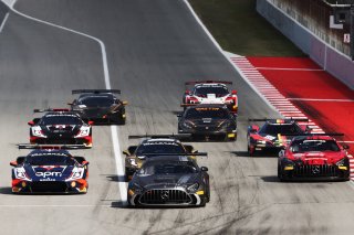 #115 - NM Racing Team - Alberto DE MARTIN - Nil MONTSERRAT - Mercedes-AMG GT2 Lead Race Start
 | SRO / JEP