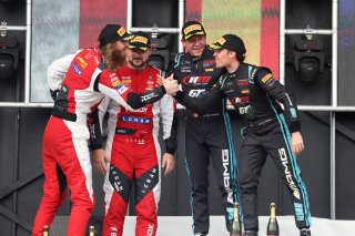 #11 - Micanek Motorsport powered by Buggyra - Bronek FORMANEK - Stefan ROSINA - Lamborghini Huracan Super Trofeo EVO2, #115 - NM Racing Team - Alberto DE MARTIN - Nil MONTSERRAT - Mercedes-AMG GT2
 | SRO / JEP