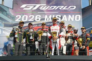 GT2 European Series Misano Race 1 Podium | SRO / JEP