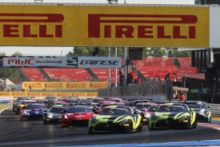 #111 - SR Motorsport by Schnitzelalm - David THILENIUS - Jay Mo HARTLING - Mercedes-AMG GT2 Lead Race Start | SRO / JEP