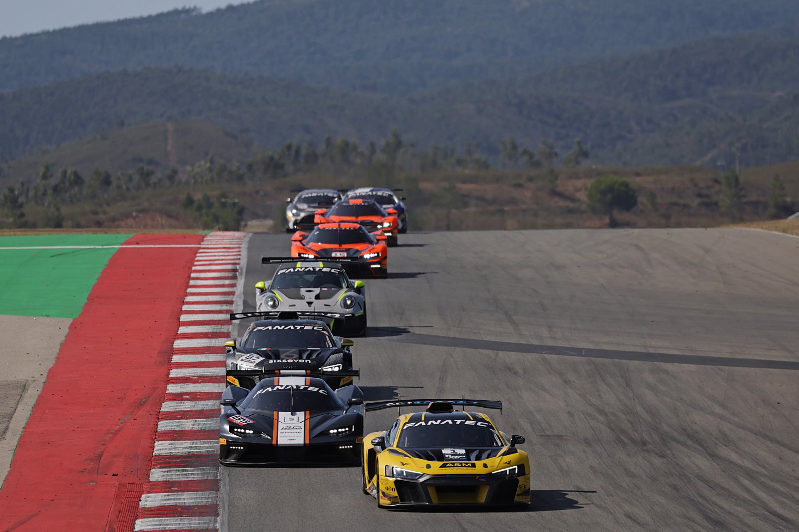 LP Racing take historic 1-2-3 for Audi on Fanatec GT2 Portimão debut